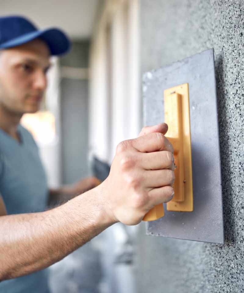 intonaco facciata casa a padova