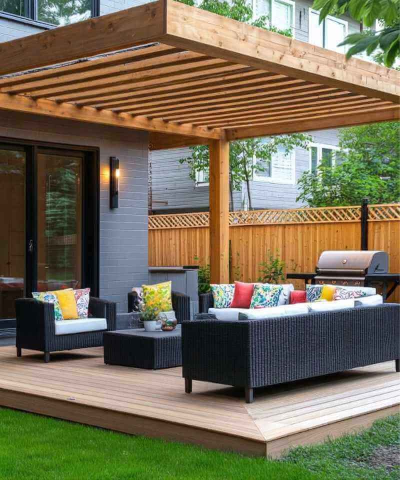 pergola di legno a padova