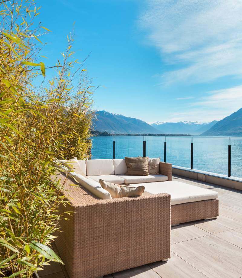 recinzione per terrazza esterna creo art casa
